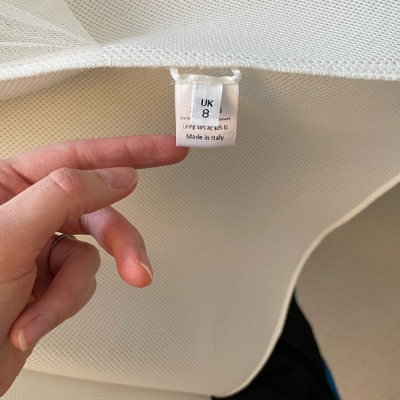 Simone Rocha UK 8 white pearl embellished dress, beautiful for a bride-to-be!!! - Picture 5 of 9